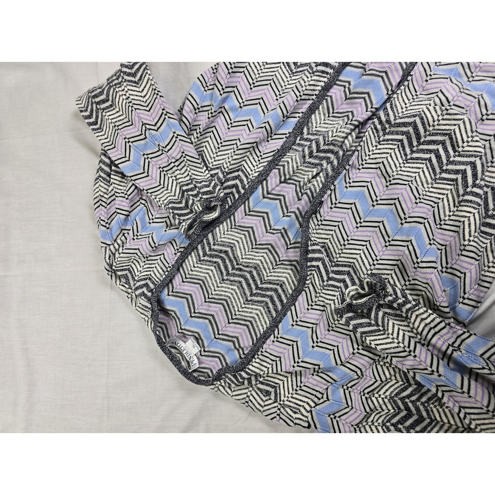 Pendleton Cardigan Sweater Womens Petite XL‎ Pastel Chevron Silk Cotton Knit
